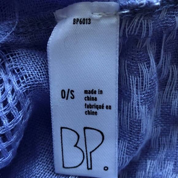 BP Lavender Purple Lightweight Sheer Woven Fringe Infinity Fashion Fall Scarf - Picture 2 of 5